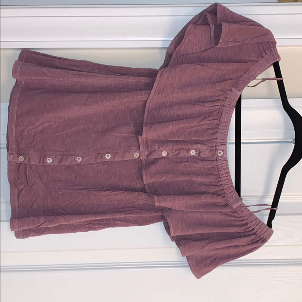 Off the shoulder blouse